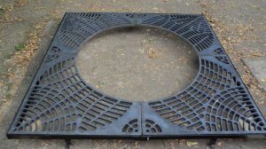 Szirom típusú faveremrács